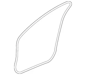 72315-tbg-a01 Honda Genuine Surround Weather-strip