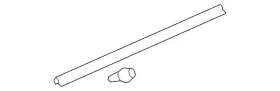72328-tea-t01 Honda Genuine 2017-2021 Civic - Seal R Front Door Lower