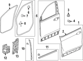 72336-t90-a01 Honda Genuine Front Seal
