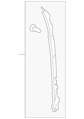 72336-tg7-a11 Honda Genuine Seal R Front Door Gap