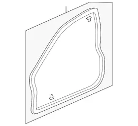 72350-s84-a01 Honda Genuine Weatherstrip 72350s84a01 72350-s84-a01 Honda Genuine Weatherstrip 72350s84a01