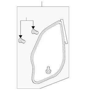 72355-sjc-306 Honda Genuine Front Weather-strip