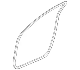 72355-tva-a01 Honda Genuine Seal L Front Door Opening