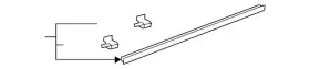 Honda 72366-trt-a01 Genuine Door Seal