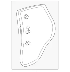 72810-sxs-a01 Honda Genuine Door Weather-strip