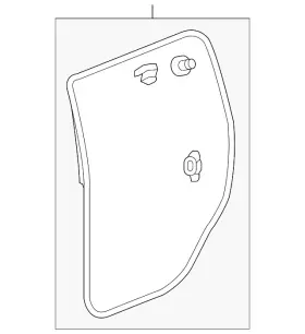 72815-sza-a01zc Honda Genuine Seal R Rear Door Opening Yr309l Light Beige 72815-sza-a01zc Honda Genuine Seal R Rear Door Opening Yr309l Light Beige
