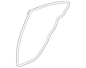 72815-tr3-a01 Honda Genuine Seal Rear Door Opening 72815-tr3-a01 Honda Genuine Seal Rear Door Opening