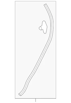 72824-t5r-a11 Honda Genuine Door Seal 72824-t5r-a11 Honda Genuine Door Seal
