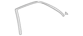 72825-s84-a01 Honda Genuine Sub-seal R Rear Door