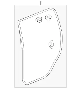 72850-sza-a01 Honda Genuine Surround Weather-strip