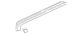 72865-s0x-a04 Honda Genuine Sub-seal L Slide Door