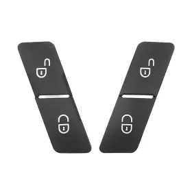 2049058402 Hoypeyfiy 2 Pair Car Door Lock Unlock Switch Cap Black