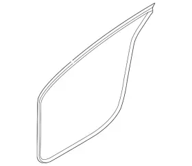 82110-f2000-4x Hyundai Genuine Door Seal