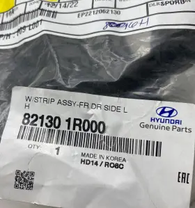 82130-1r000 Hyundai Genuine Parts Door Weather-strip 2012-2017 Accent 82130-1r000 Hyundai Genuine Parts Door Weather-strip 2012-2017 Accent