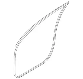 82130-d3000 Hyundai Genuine Door Seal 82130-d3000 Hyundai Genuine Door Seal
