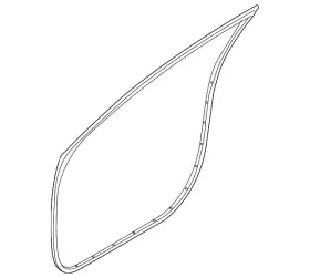 82130-j0000 Hyundai Genuine Door Weather-strip 82130-j0000 Hyundai Genuine Door Weather-strip