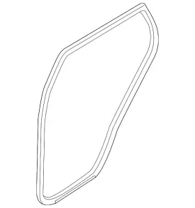 83110-4z000 Hyundai Genuine Door Seal