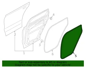 83110-s2000 Hyundai Genuine Weather-strip On Body #2