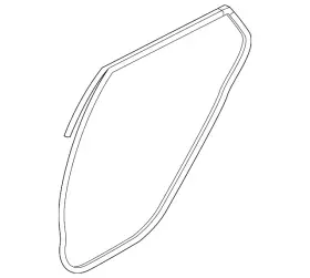 83130-j9000 Hyundai Genuine Door Seal 83130-j9000 Hyundai Genuine Door Seal