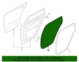 83130-s2000 Hyundai Genuine Door Weather-strip #2
