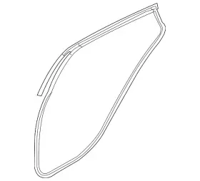 83140-l1000 Hyundai Genuine Door Seal