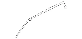 83160-b1001 Hyundai Genuine Upper Weather-strip