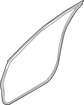 80831-5na0a Infiniti Genuine Weatherstrip-front Door Left-hand