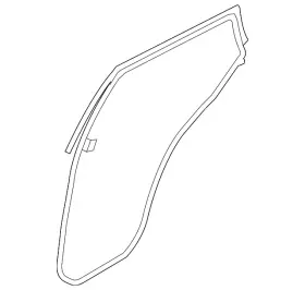 Infiniti 828313wu0b Genuine Door Weather-strip