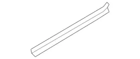 Infiniti 828384ga0c Genuine Seal-rear Door Partition Right-hand