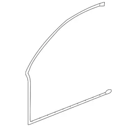C2d45692 Jaguar Genuine Door Shell Seal