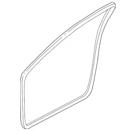 C2s42752 Jaguar Genuine Body Weather-strip C2s42752 Jaguar Genuine Body Weather-strip