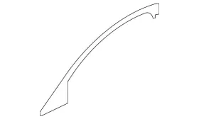 C2z15555 Jaguar Genuine Upper Weather-strip