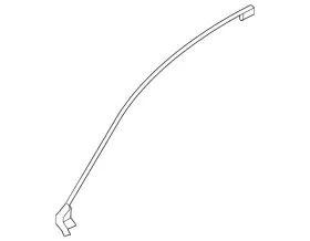 J9c4872 Jaguar Genuine Upper Weather-strip