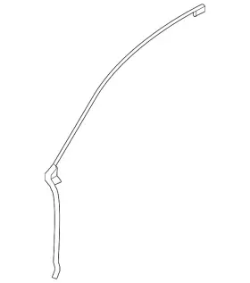 T2h1320 Jaguar Genuine Upper Weather-strip