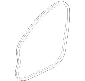 T4a41283 Jaguar Genuine Weather-strip On Body Oem