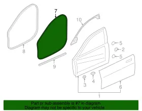 T4n35024 Jaguar Genuine Seal-door #2