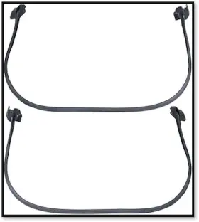 91926 Jegs Door Frame Weatherstrip Seals For 1967 Chevrolet Camaro And Pontiac Firebird