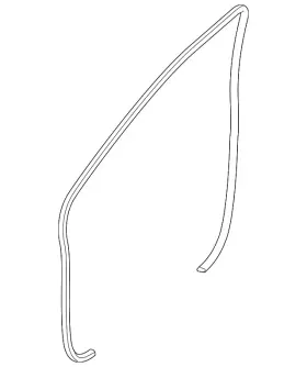 82110-d9000 Kia Genuine Body Weather-strip