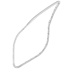 82130-s9000 Kia Genuine Door Weather-strip