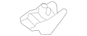 82280-1w000 Kia Genuine Frame Cover
