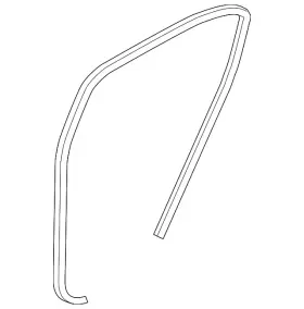 83110-1w200 Kia Genuine Weather-strip On Body