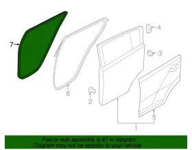83110-d9000 Kia Genuine Body Weather-strip #2