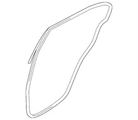 83130-1g000 Kia Genuine Door Weather-strip