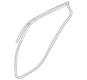 83130-l3000 Kia Genuine Door Weather-strip