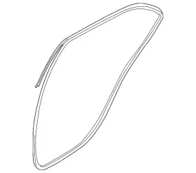 83140-1m000 Kia Genuine Door Weather-strip 83140-1m000 Kia Genuine Door Weather-strip