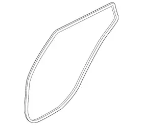83140-d4000 Kia Genuine Door Weather-strip