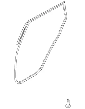 Kia 83140-g5000 Genuine Door Weather-strip