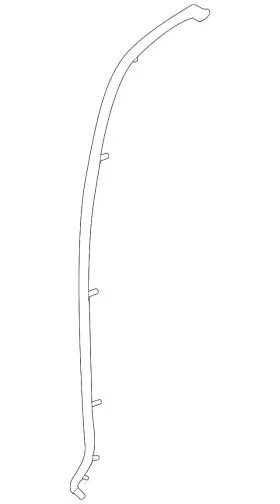 831b0-at000 Kia Genuine Front Weather-strip