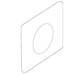 87766-p2000 Kia Genuine Mount Bracket Seal