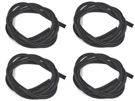 2101-6107018 Lada 2101-2107 Door Weatherstrip Seal Set For 4 Doors Front And Rear